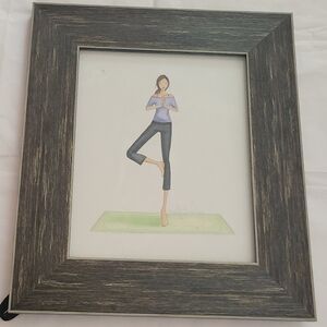 Framed Yoga Art Print